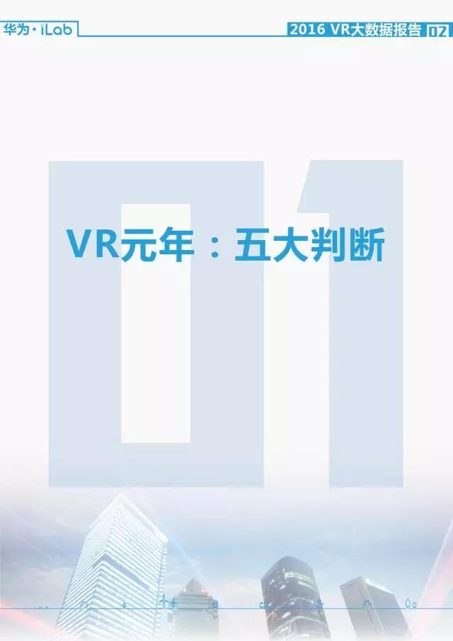 華為iLab：2016年VR大數據報告
