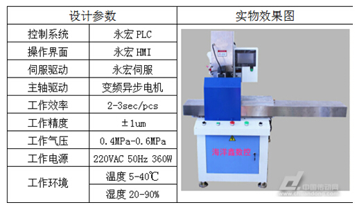 兩軸數(shù)控批花機設(shè)計參數(shù)圖2-1兩軸數(shù)控批花機實物效果圖